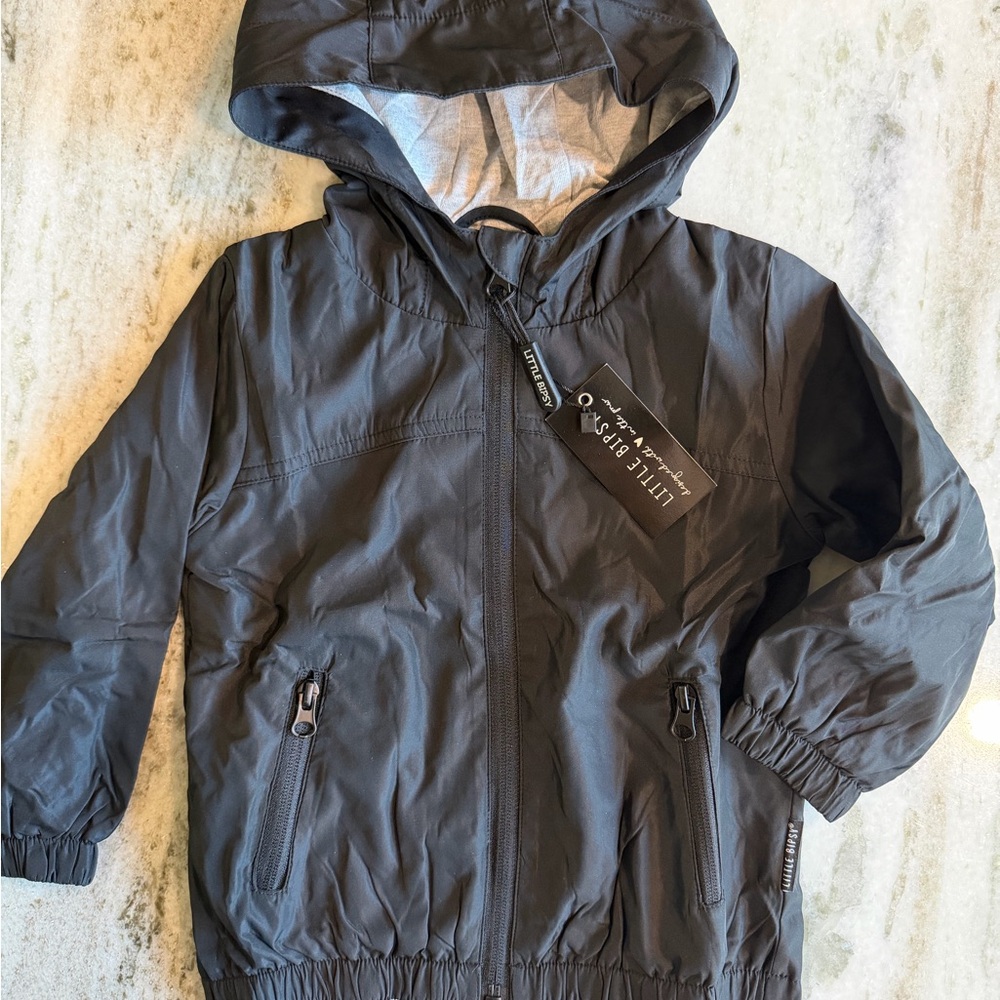 Little Bipsy Black Kids Raincoat